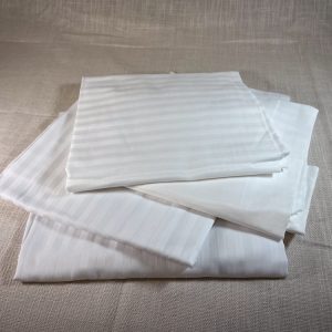 Taie oreiller carrée 65X65 Bande Satin